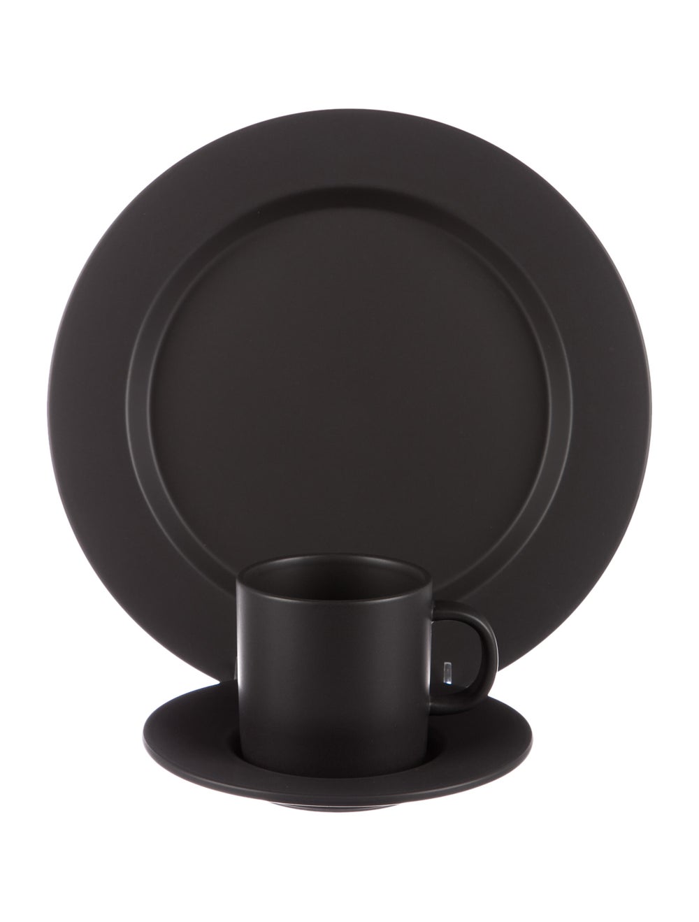 Calvin Klein 31Piece Kohl Tableware Set Black, 31 pieces Dinnerware