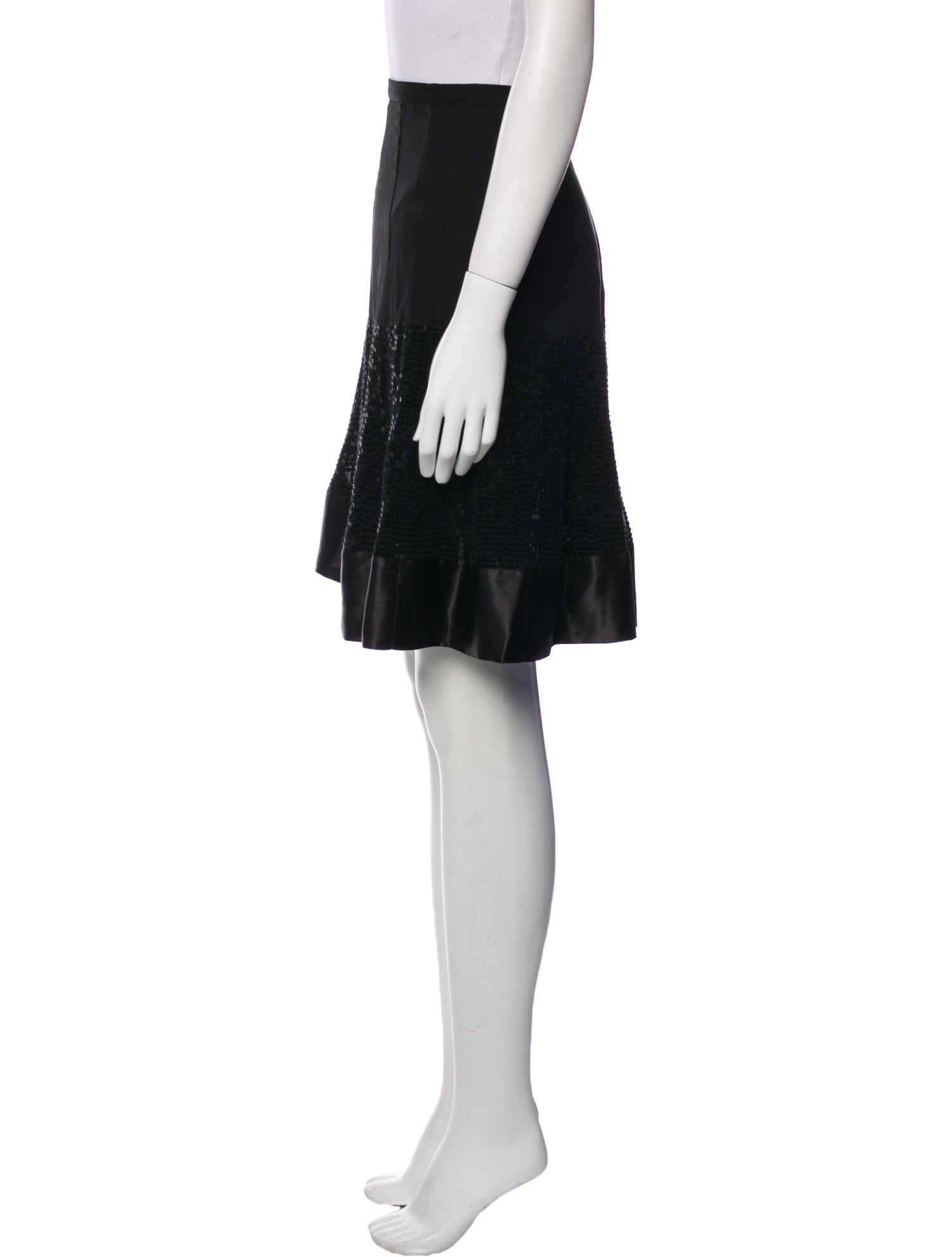 Calvin Klein Silk Knee-Length Skirt w/ Tags