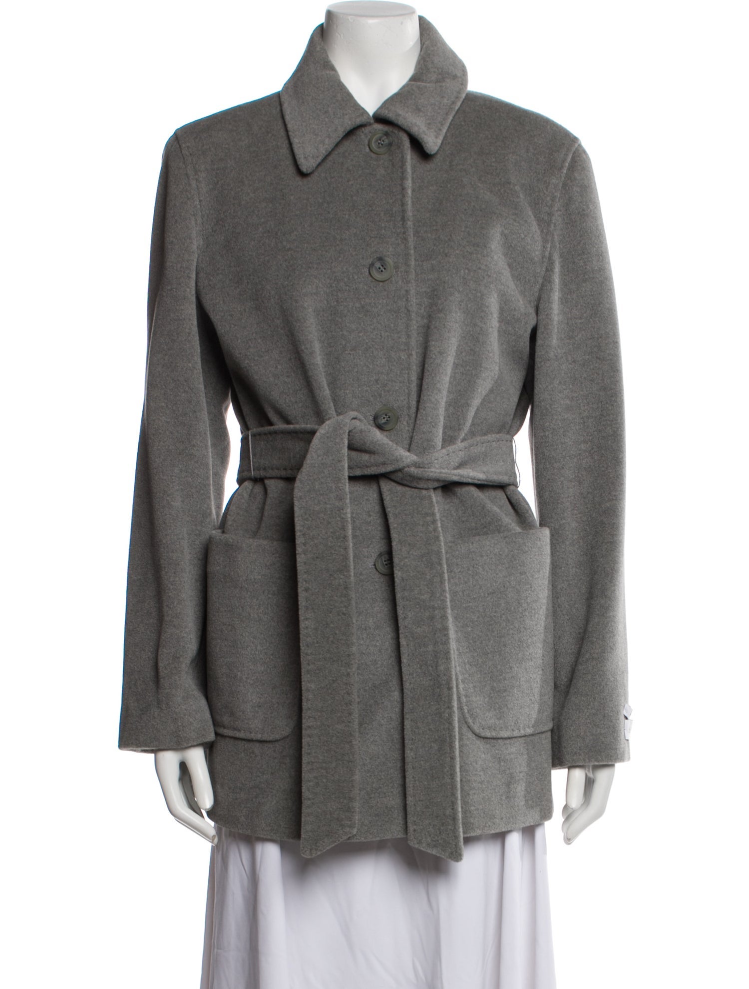 Calvin Klein Angora Trench Coat