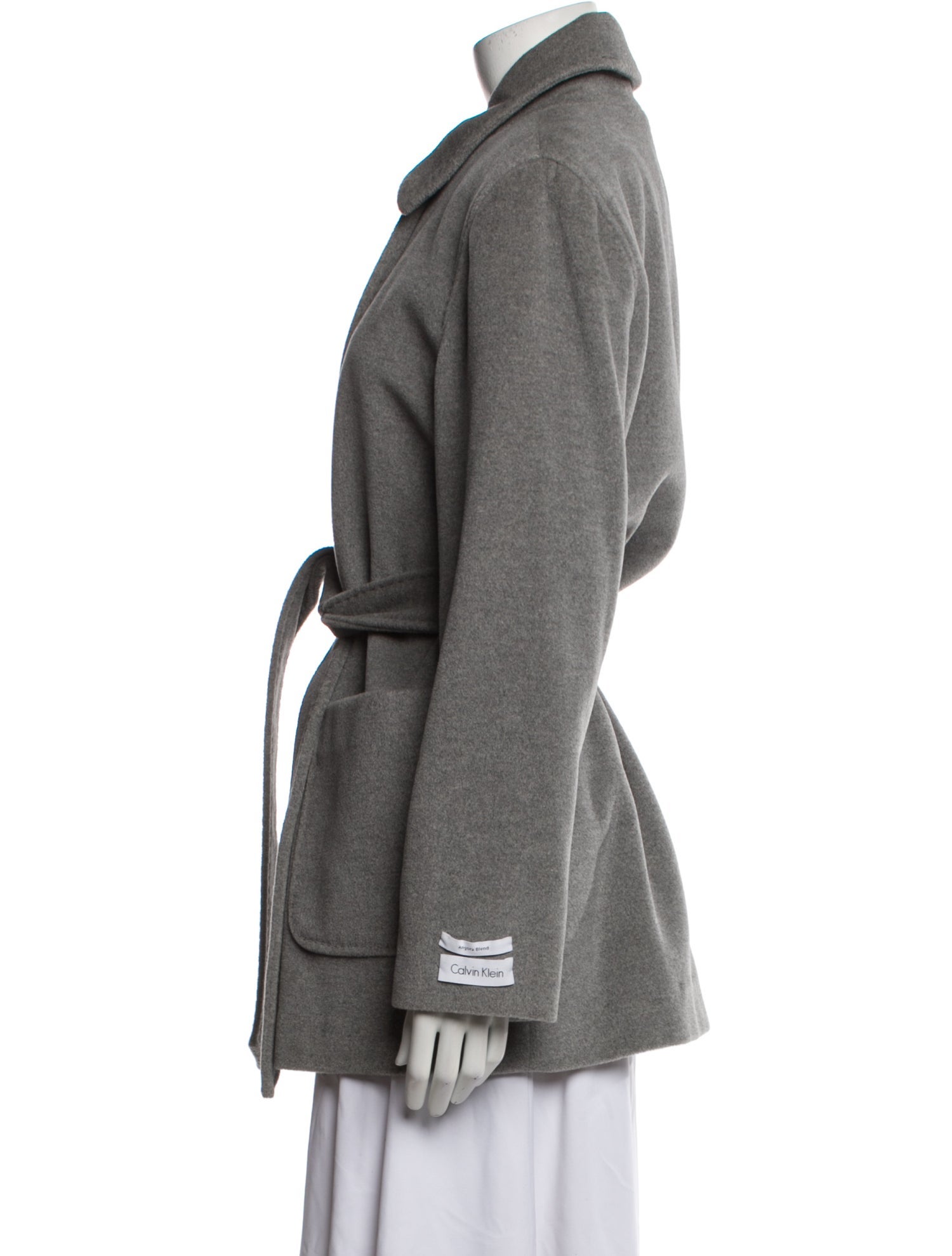 Calvin Klein Angora Trench Coat