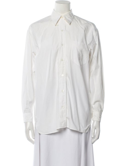 Calvin Klein Long Sleeve Button-Up Top