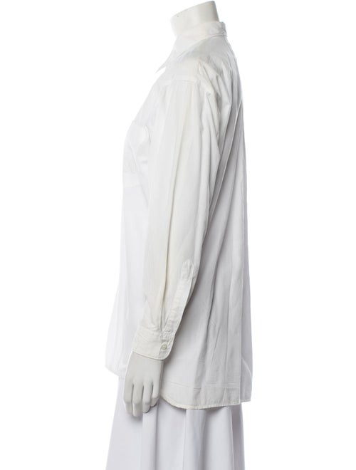 Calvin Klein Long Sleeve Button-Up Top