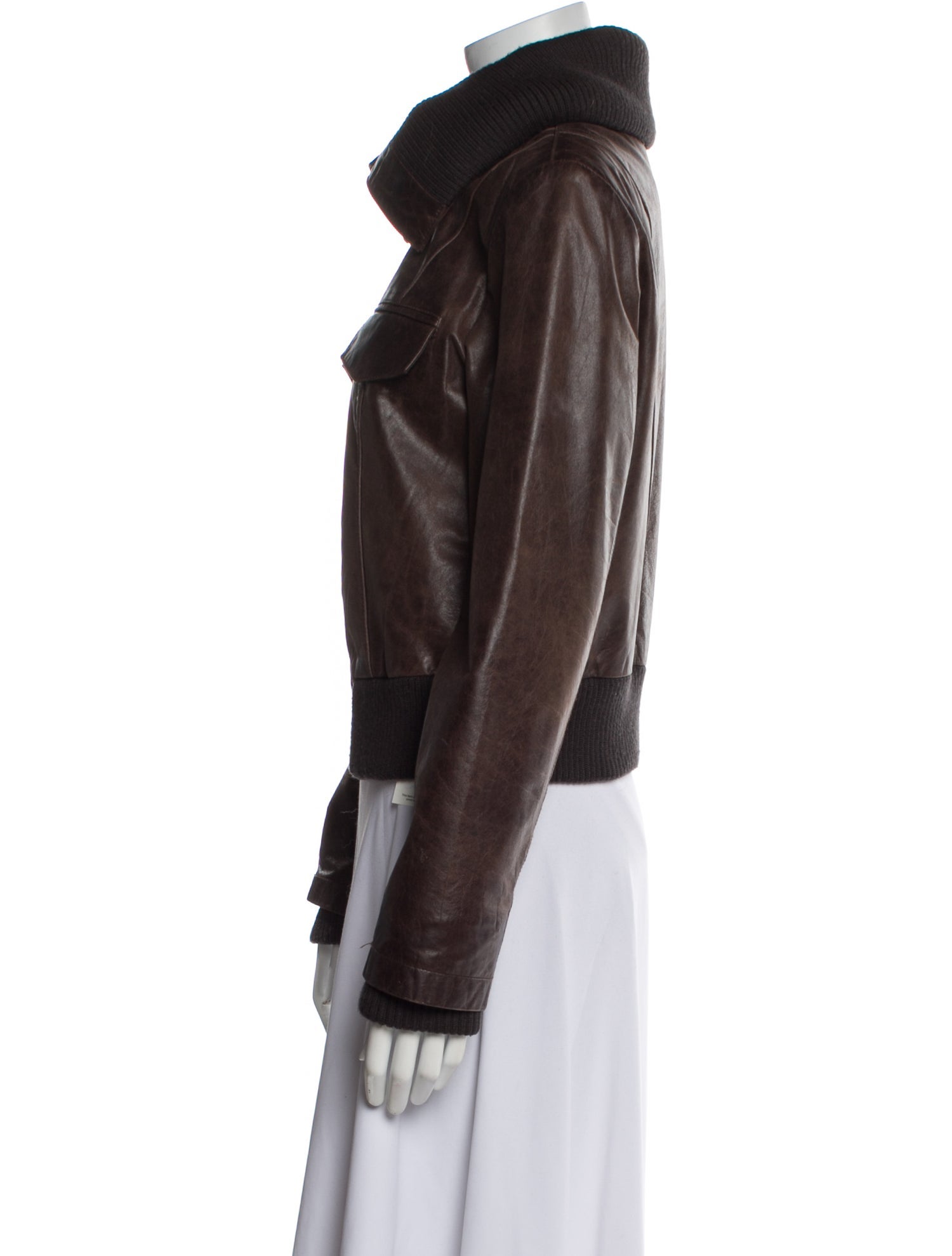 Calvin Klein Leather Biker Jacket