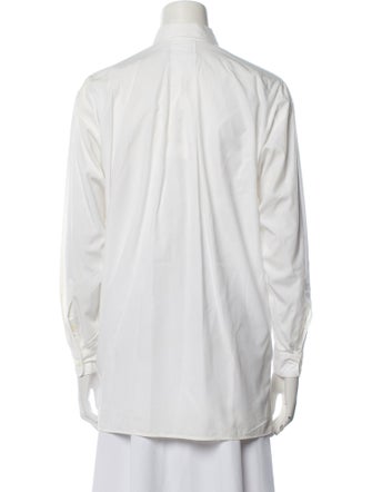 Calvin Klein Long Sleeve Button-Up Top