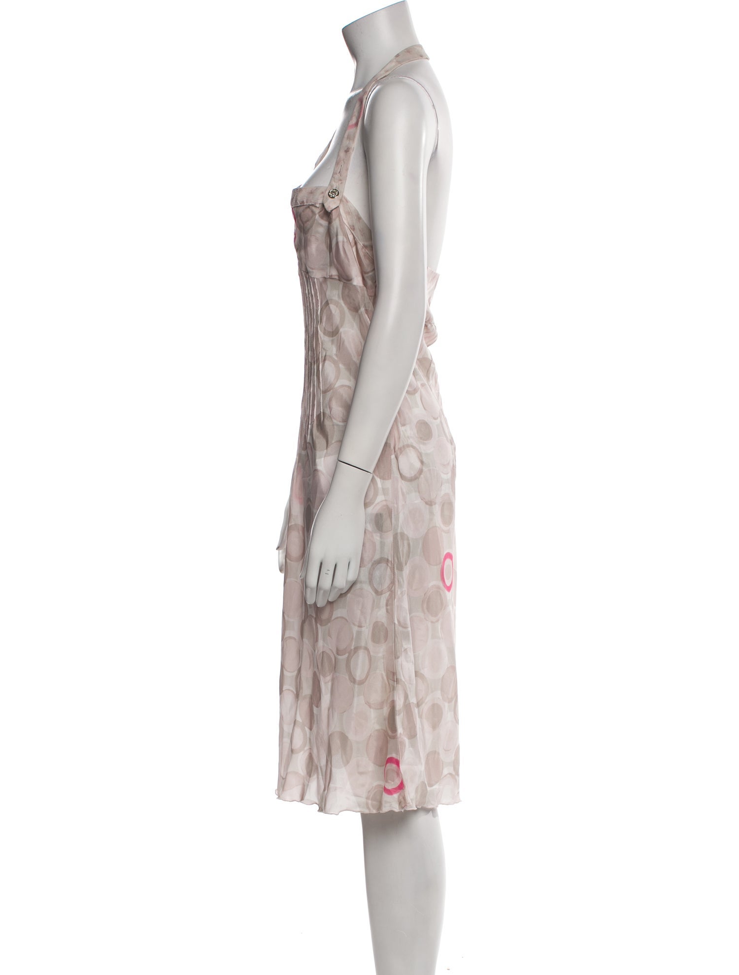 Calvin Klein Silk Midi Length Dress w/ Tags