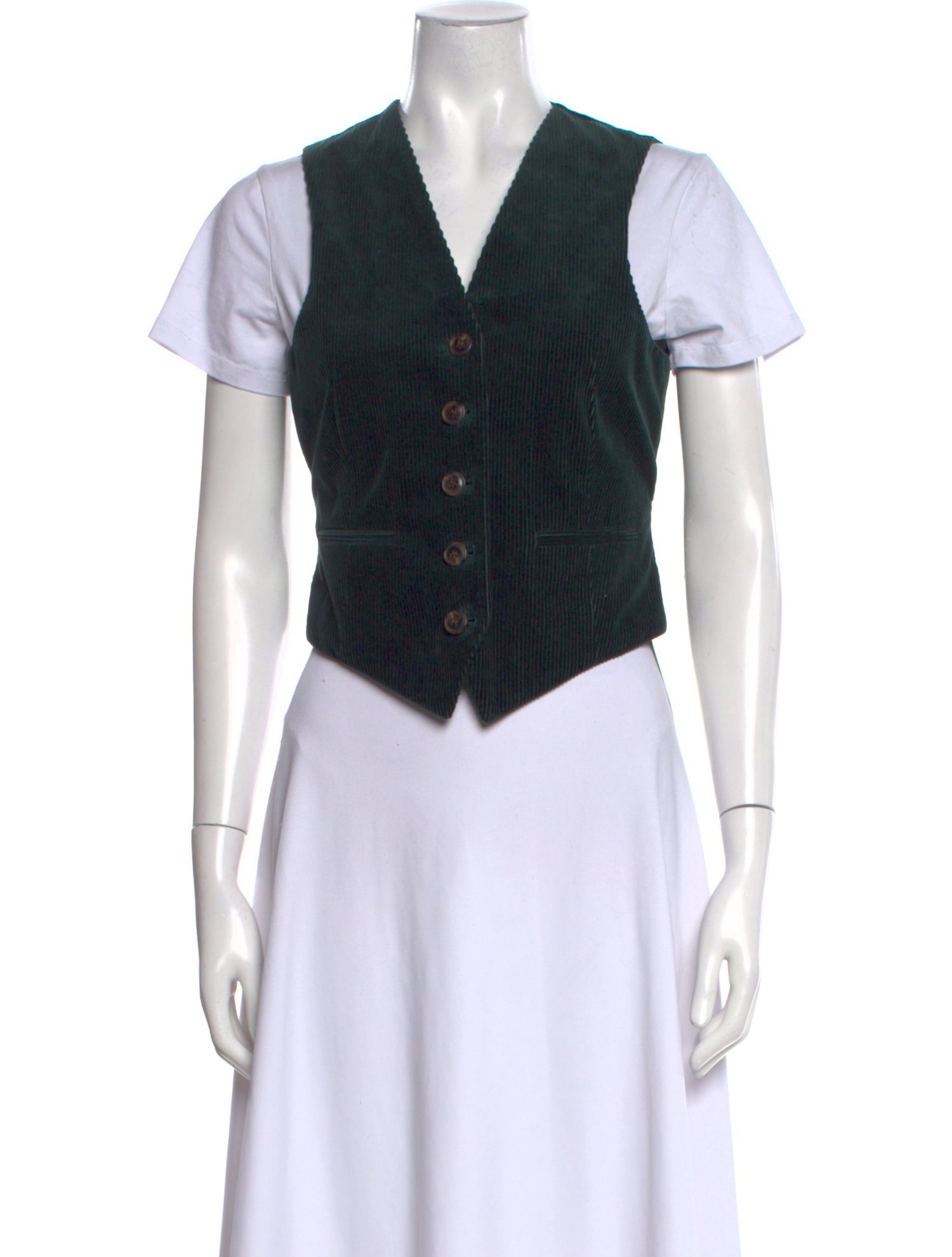 YOLKE London Silk V-Neck Crop Top