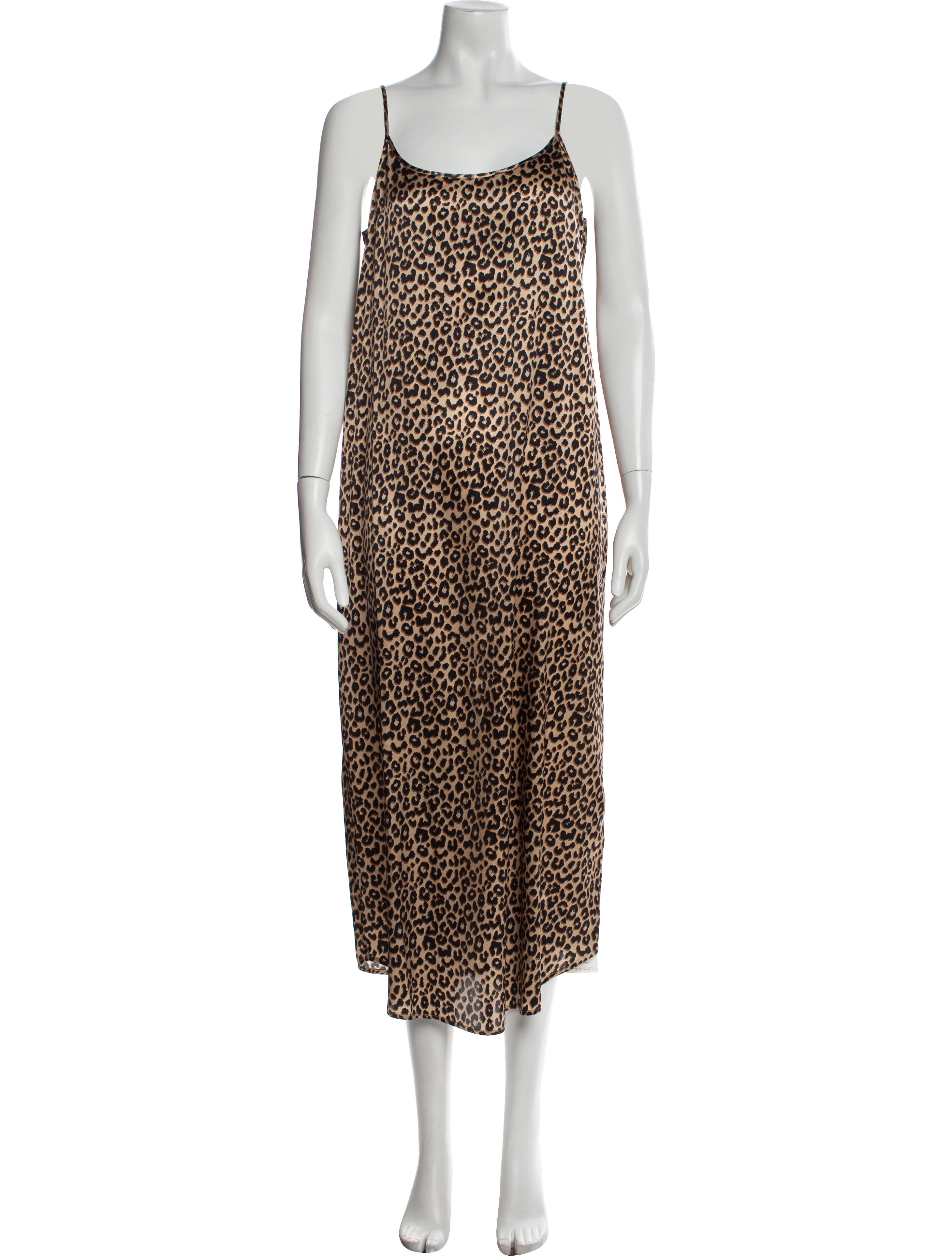 YOLKE London Silk Midi Length Dress