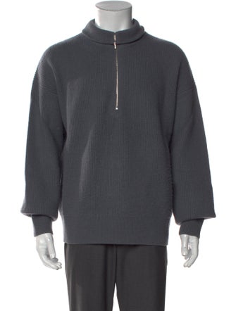 YLÈVE Wool Mock Neck Pullover