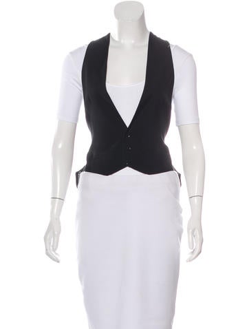 Y's Yohji Yamamoto Belted Button-Up Vest