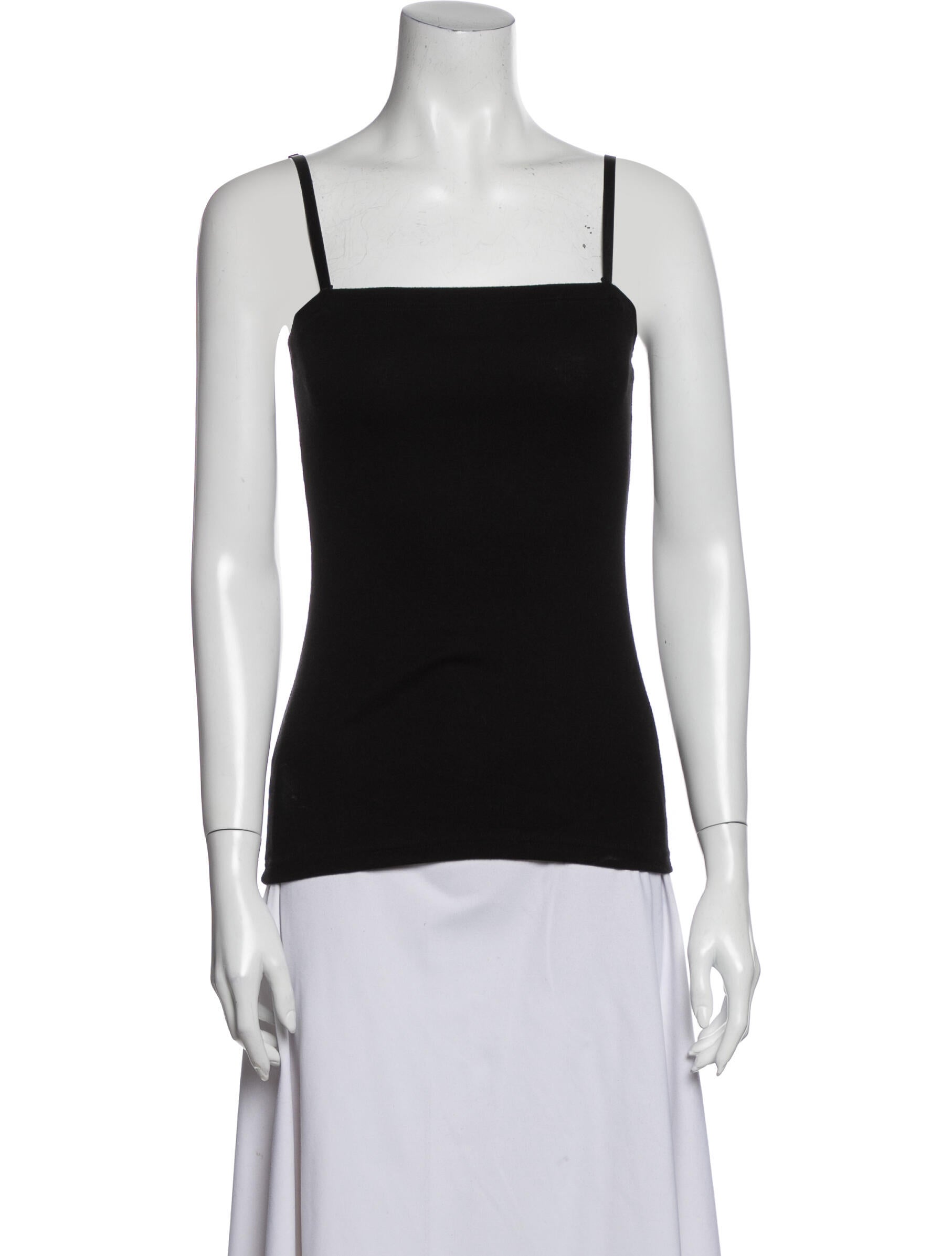 Y's by Yohji Yamamoto Square Neckline Sleeveless Top