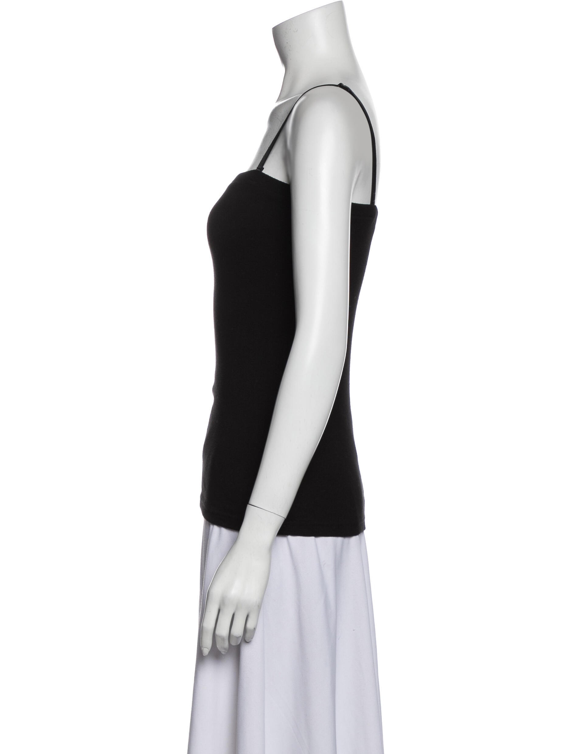 Y's by Yohji Yamamoto Square Neckline Sleeveless Top