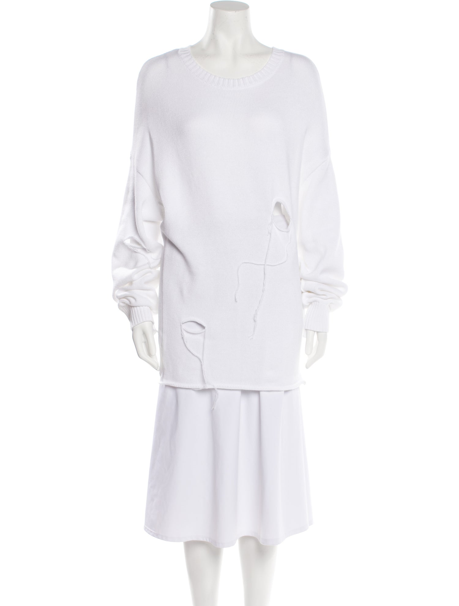 Y's by Yohji Yamamoto Scoop Neck Long Sleeve Tunic w/ Tags