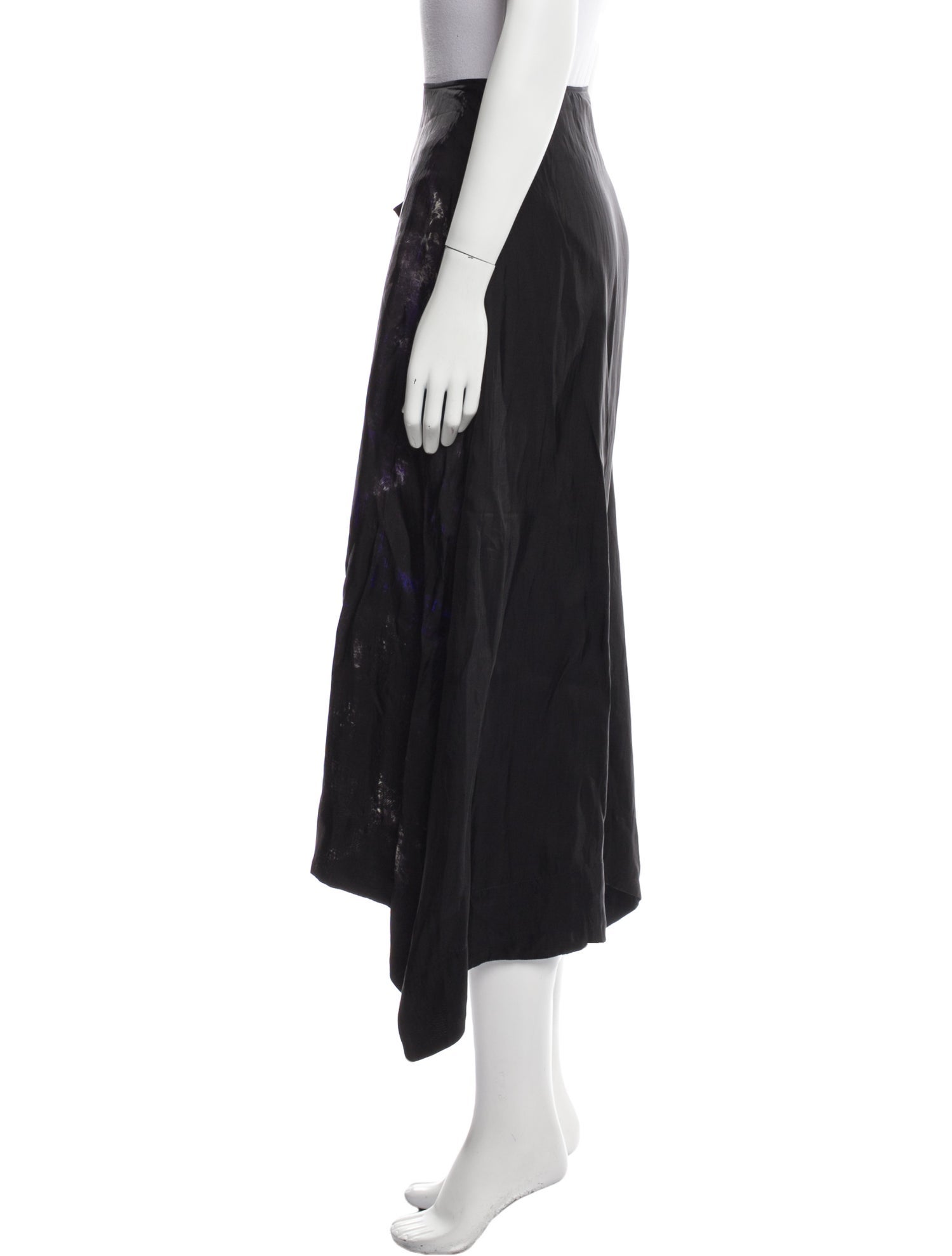 Y's by Yohji Yamamoto Floral Print Midi Length Skirt w/ Tags