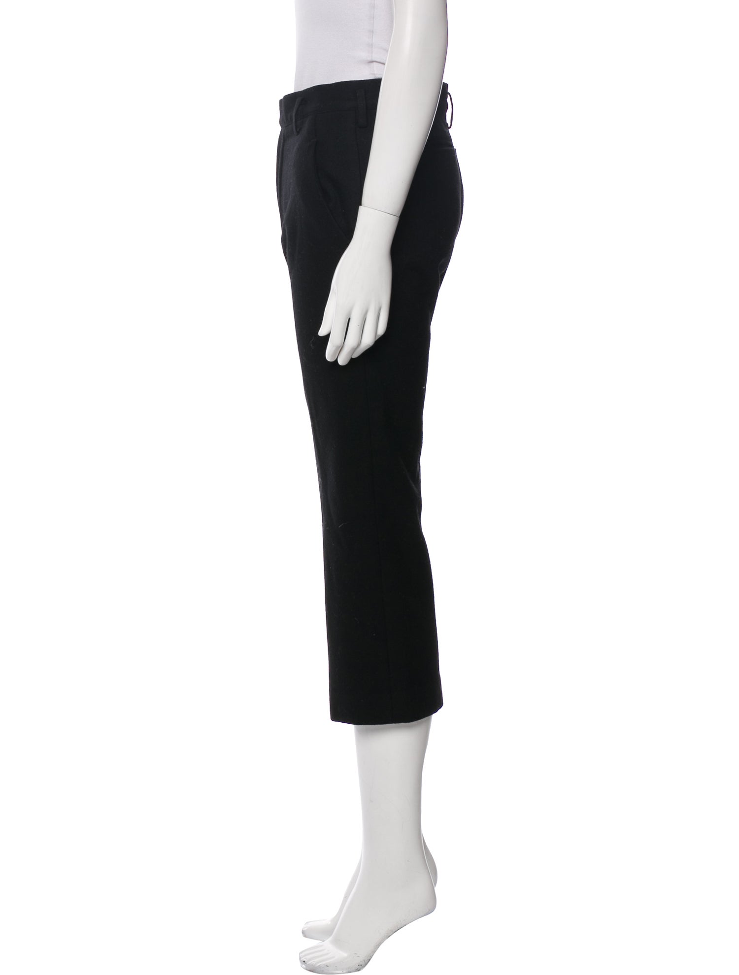 Y's by Yohji Yamamoto Wool Straight Leg Pants