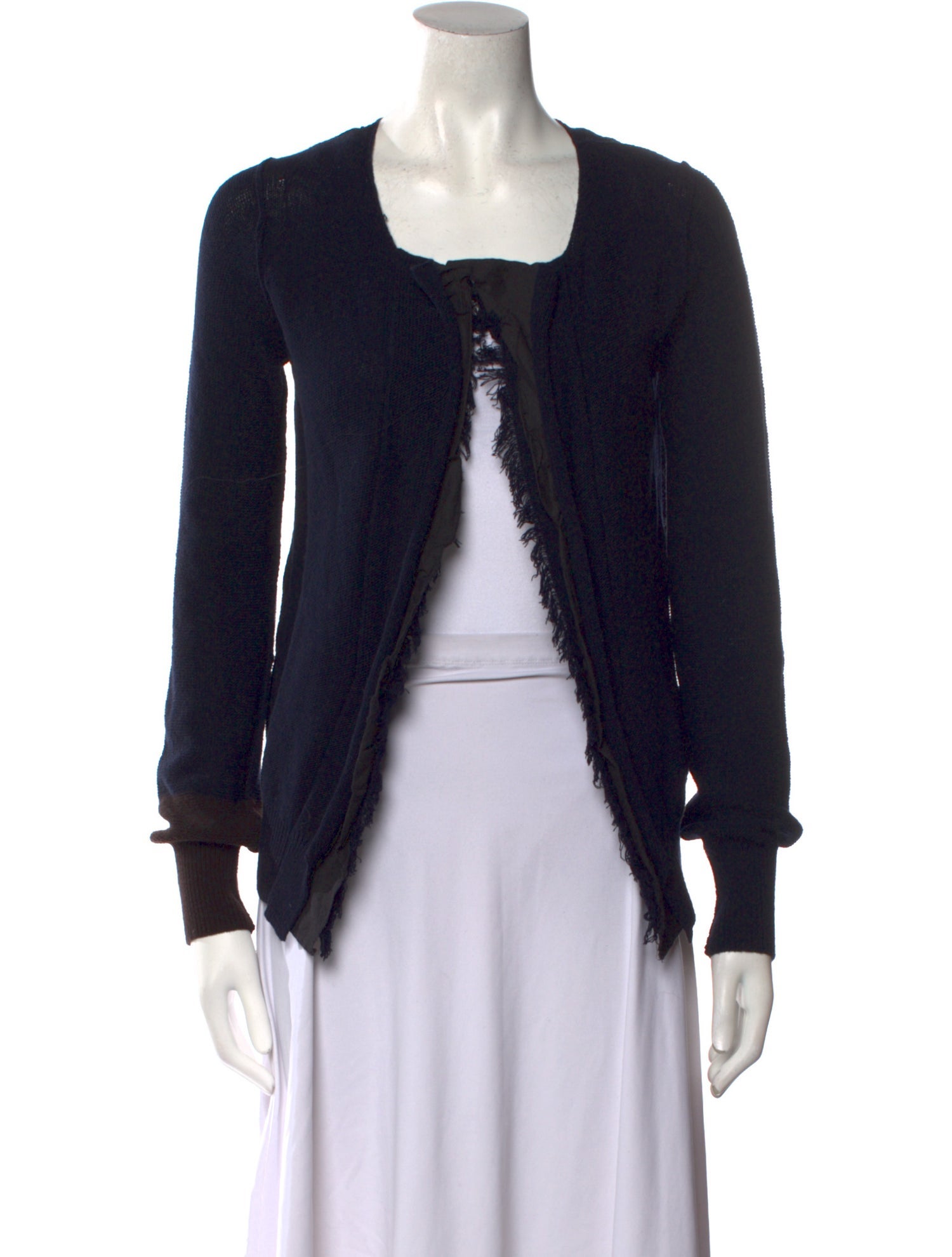 Y's by Yohji Yamamoto Wool Square Neckline Sweater