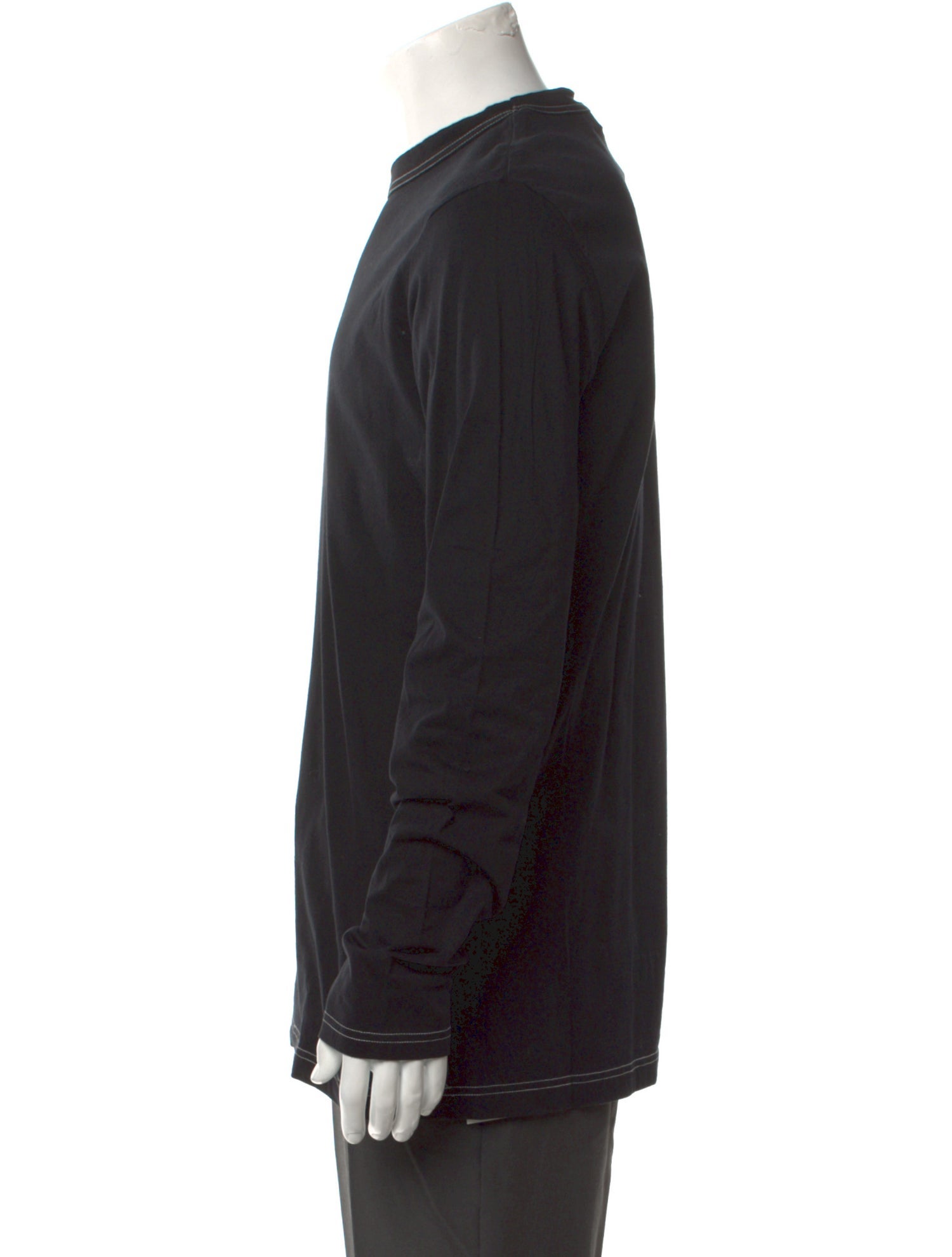 Y's by Yohji Yamamoto Crew Neck Long Sleeve T-Shirt w/ Tags