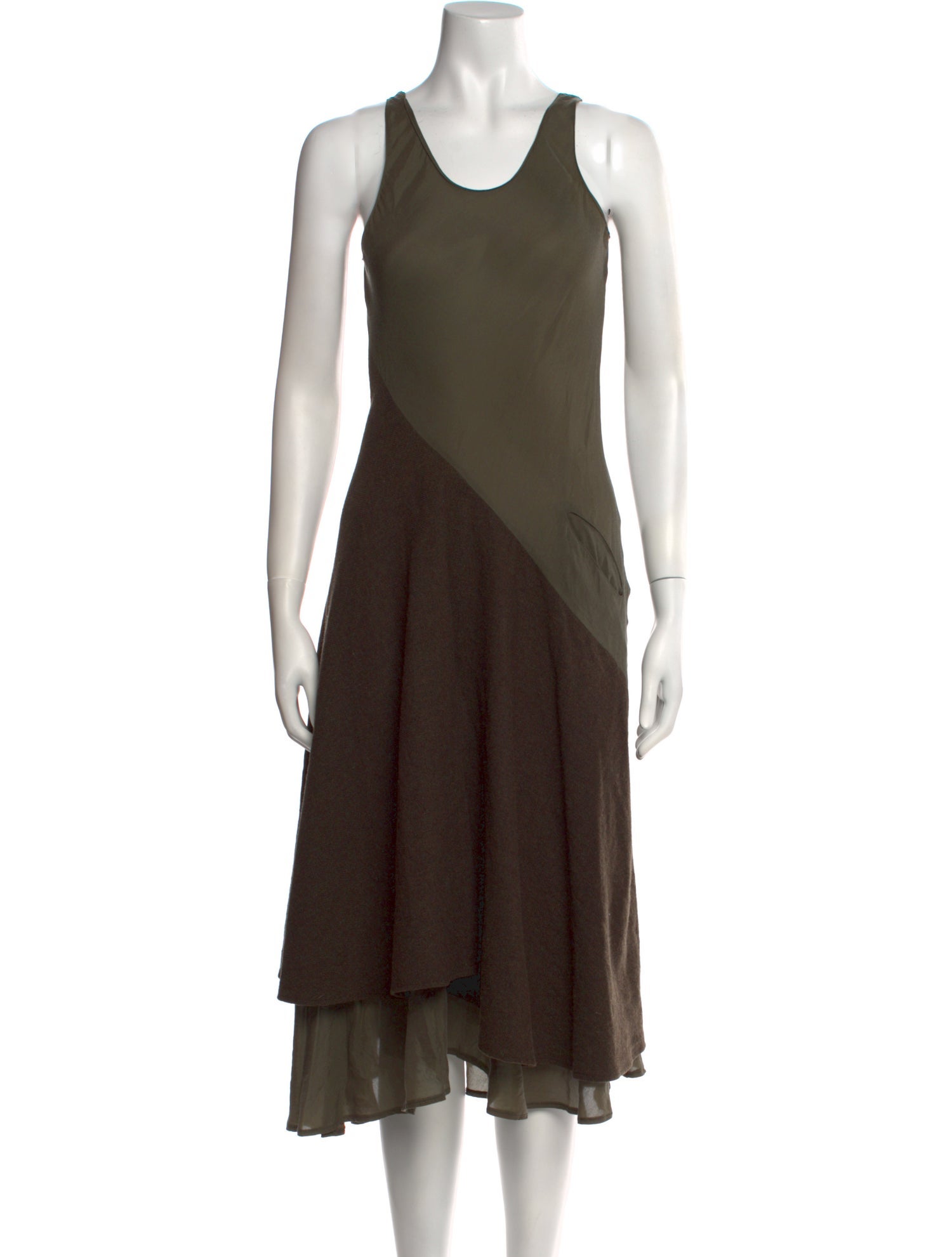 Y's by Yohji Yamamoto Wool Long Dress