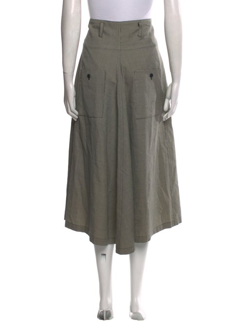 Y's by Yohji Yamamoto Wool Midi Length Skirt