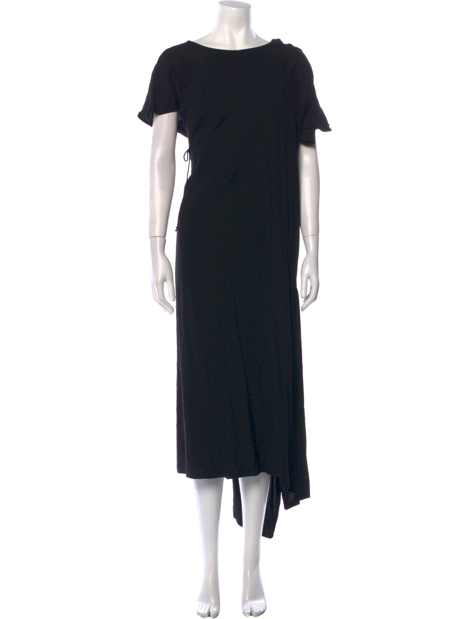 Y's by Yohji Yamamoto Bateau Neckline Long Dress