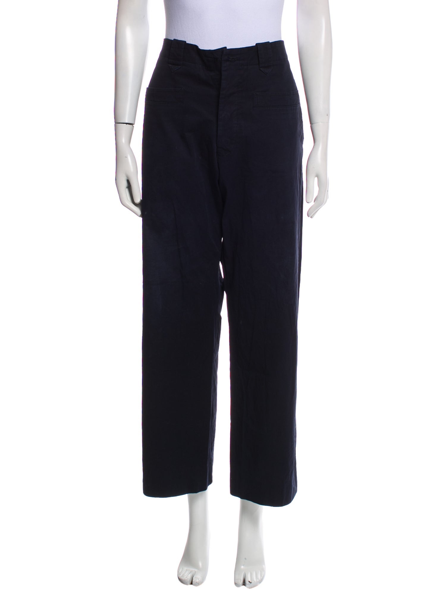パンツ Y's yohji yamamoto wide slacks Y's by Yohji Yamamoto Wide Leg Pants - Black, 12.25