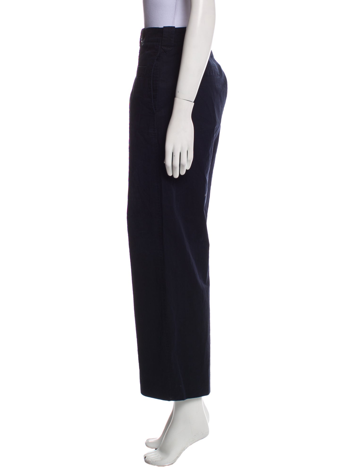 Y's by Yohji Yamamoto Wide Leg Pants - Black, 12.25