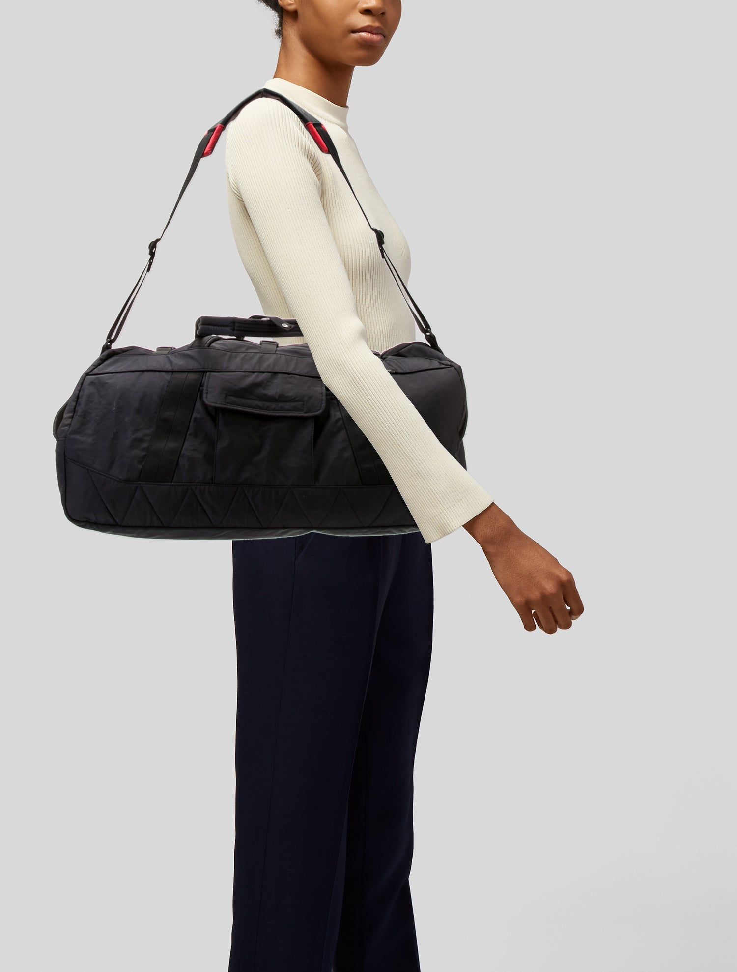 Y'Saccs + Pour Homme by Yohji Yamamoto Nylon Weekender Bag