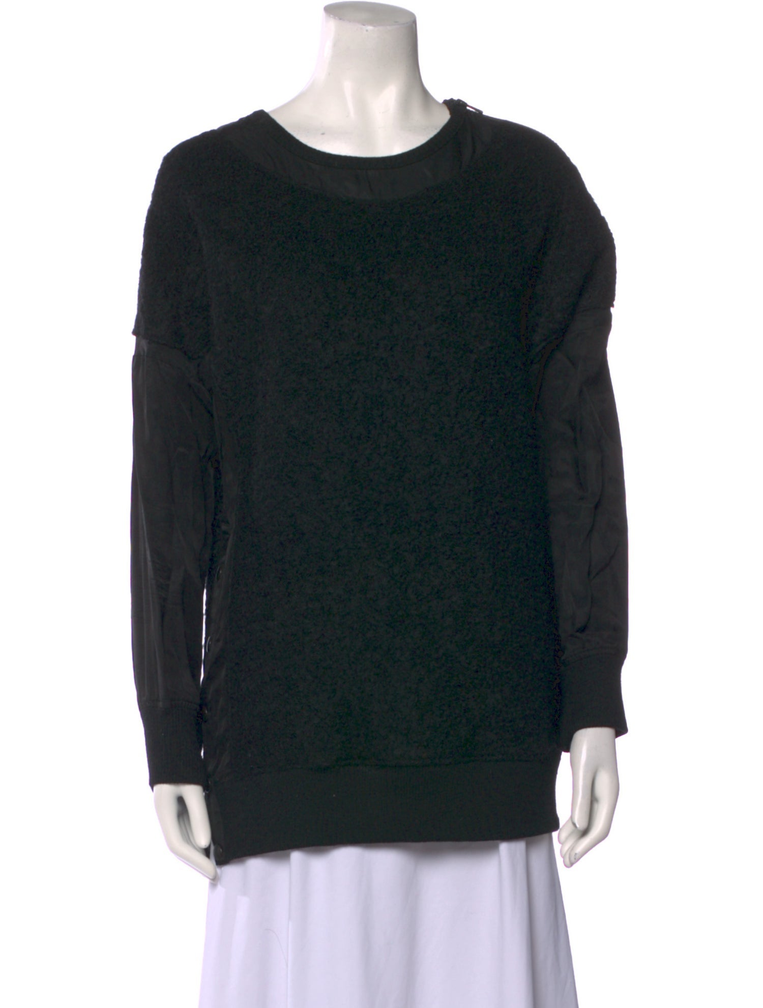 Y's by Yohji Yamamoto Wool Crew Neck Sweatshirt