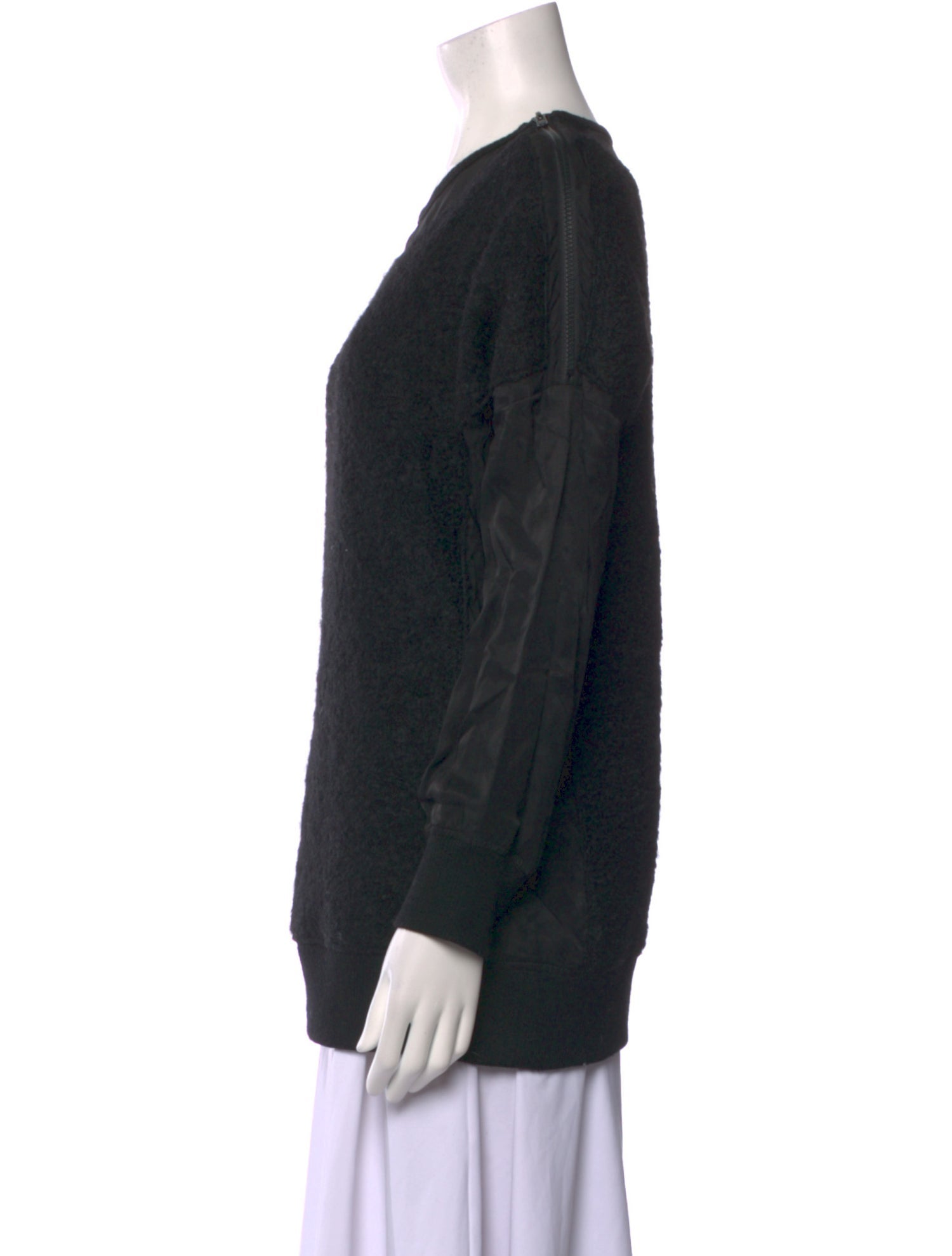 Y's by Yohji Yamamoto Wool Crew Neck Sweatshirt