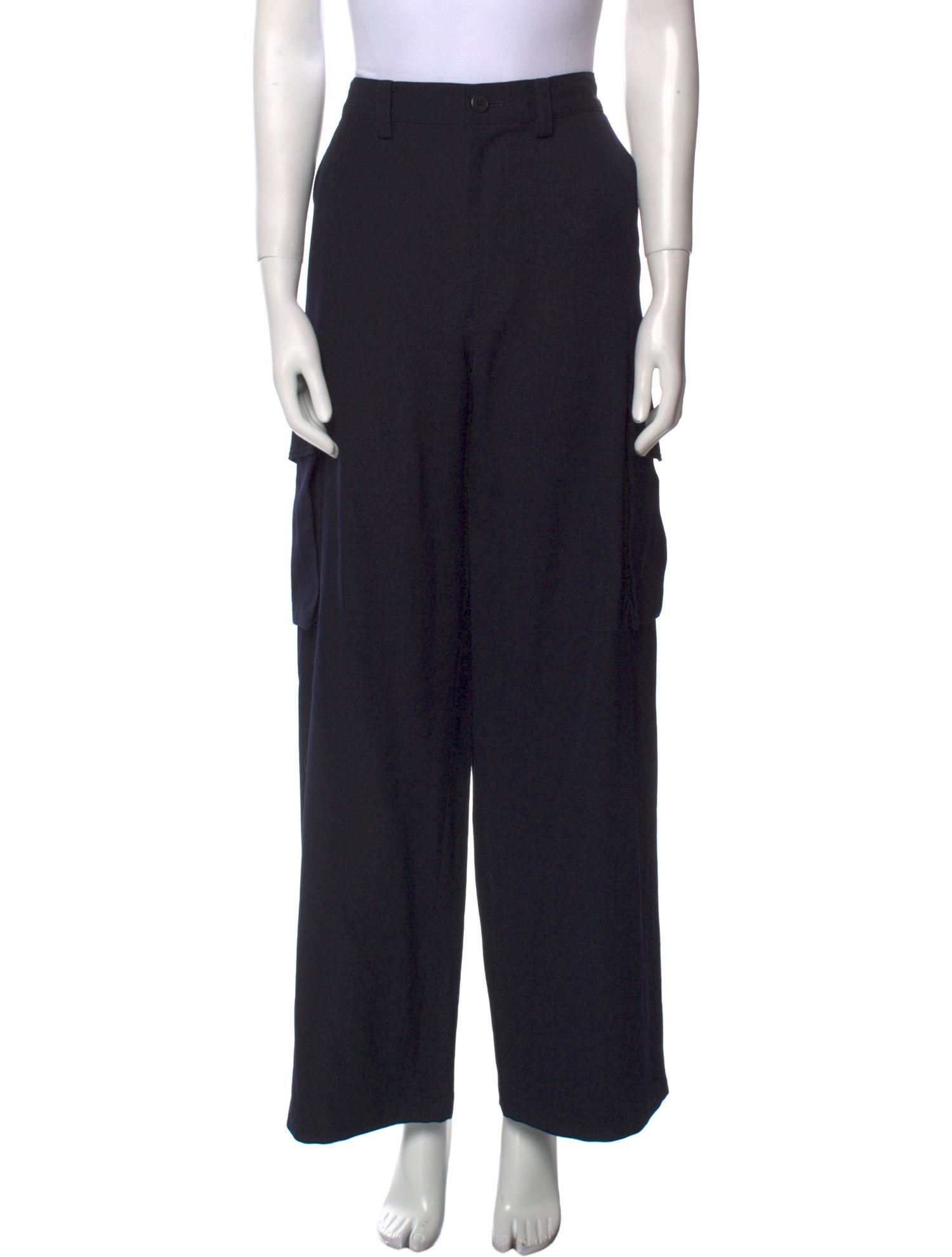 Y's by Yohji Yamamoto Wool Wide Leg Pants