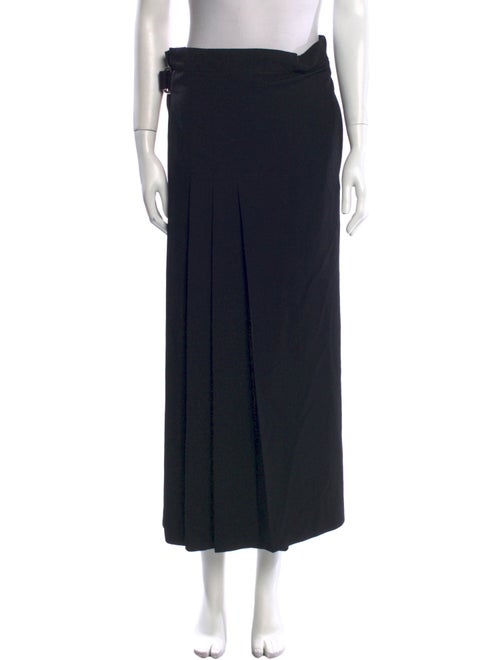 Y's by Yohji Yamamoto Wool Midi Length Skirt