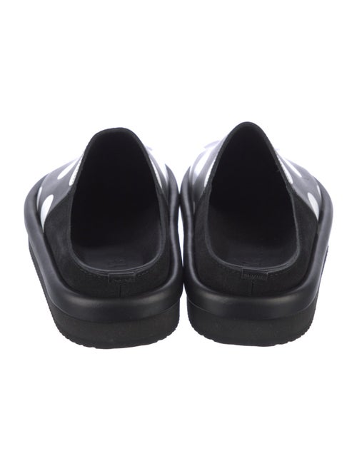 Y's by Yohji Yamamoto Leather Polka Dot Print Mules