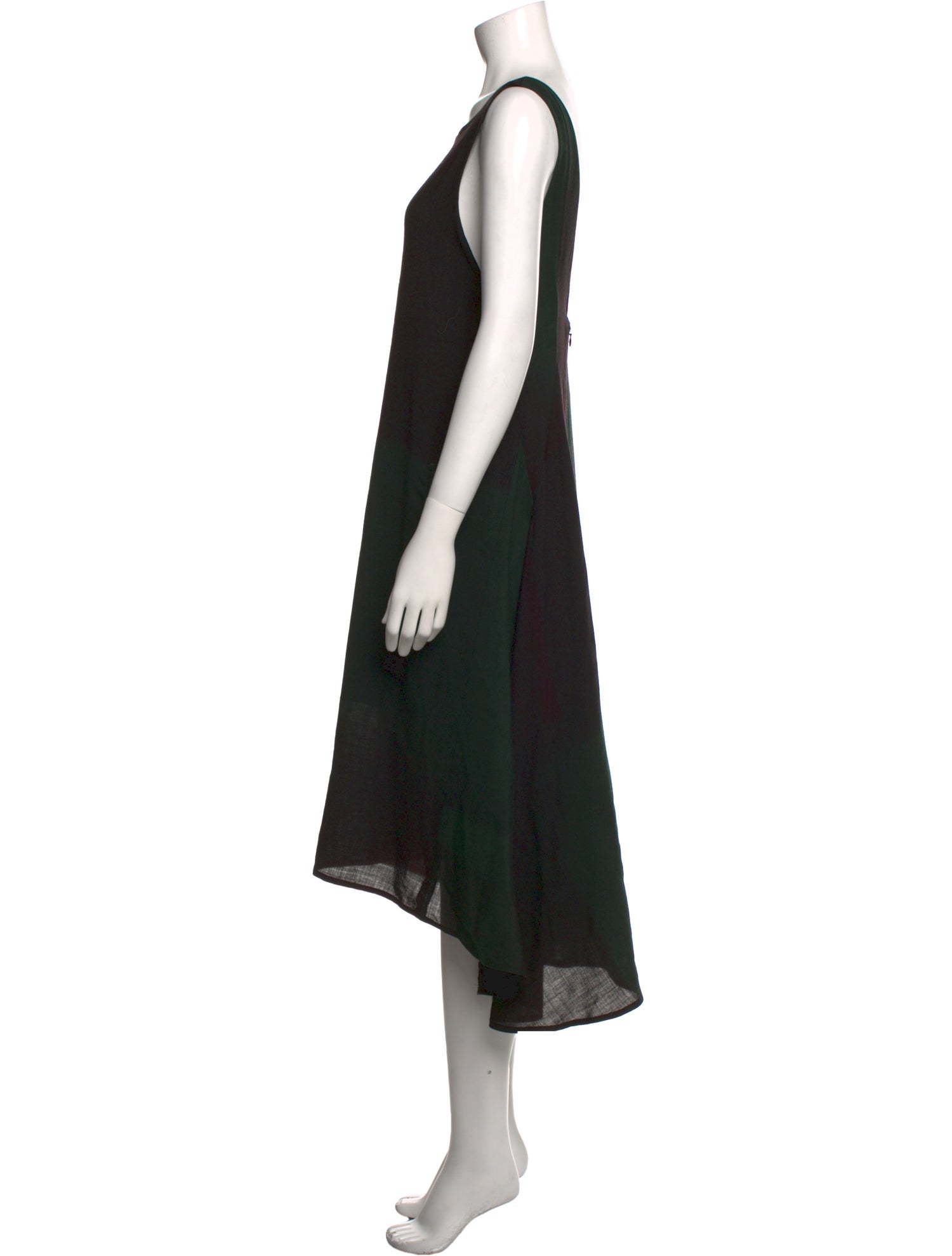 Y's by Yohji Yamamoto Wool Midi Length Dress