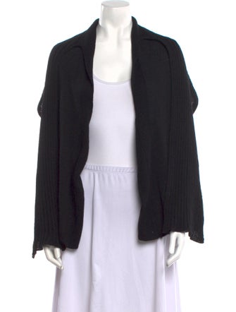 Y's by Yohji Yamamoto Wool Open Front Sweater