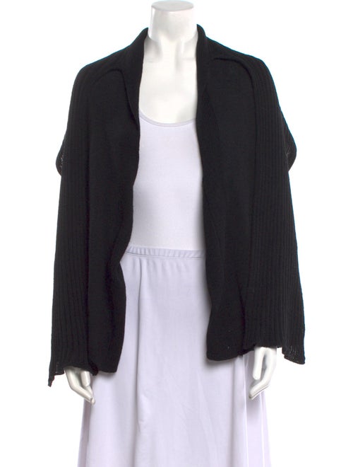 Y's by Yohji Yamamoto Wool Open Front Sweater