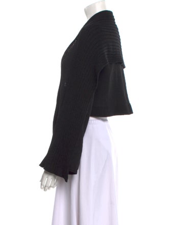 Y's by Yohji Yamamoto Wool Open Front Sweater
