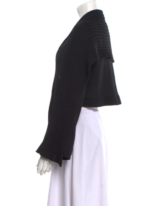 Y's by Yohji Yamamoto Wool Open Front Sweater