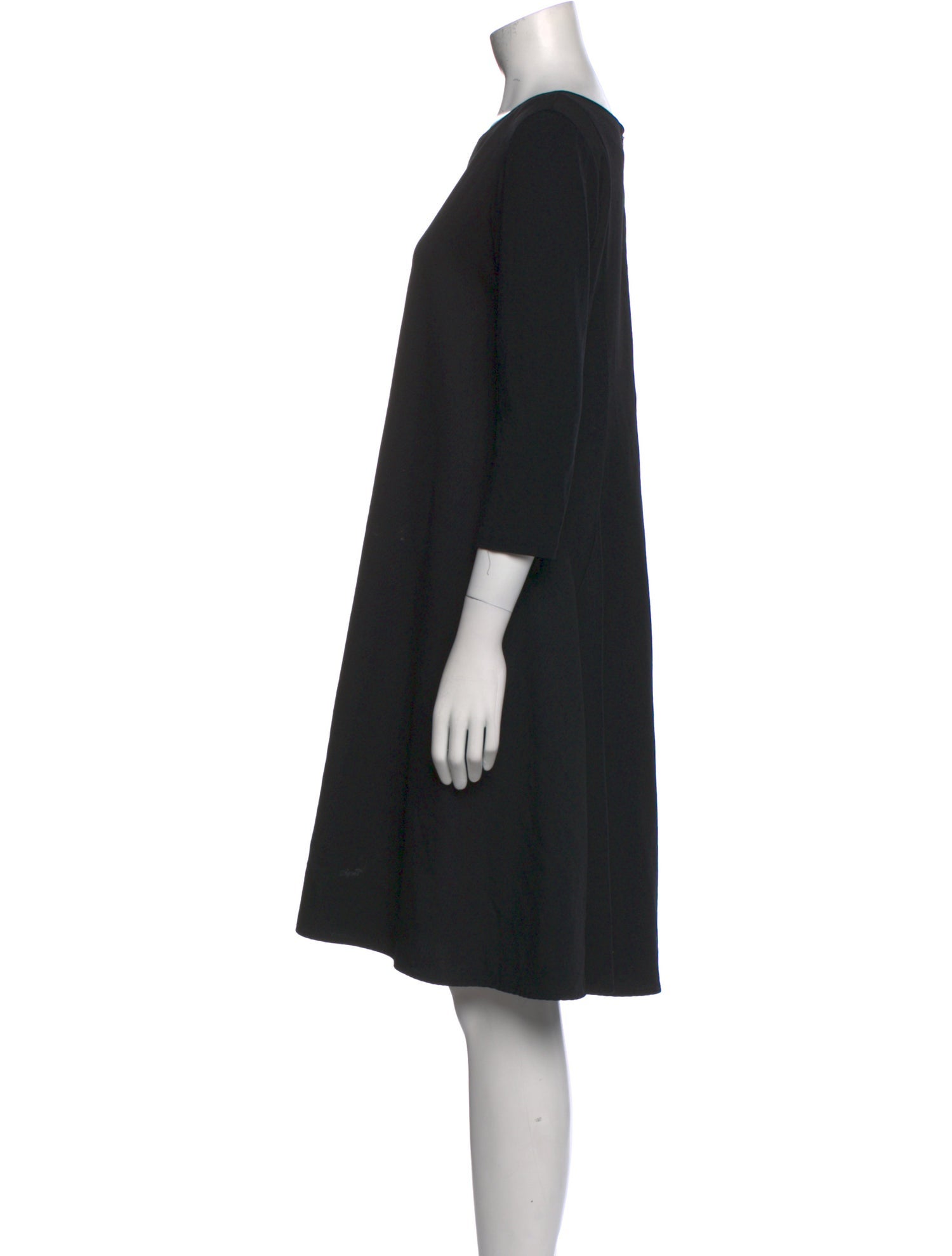 Y's by Yohji Yamamoto Wool Knee-Length Dress
