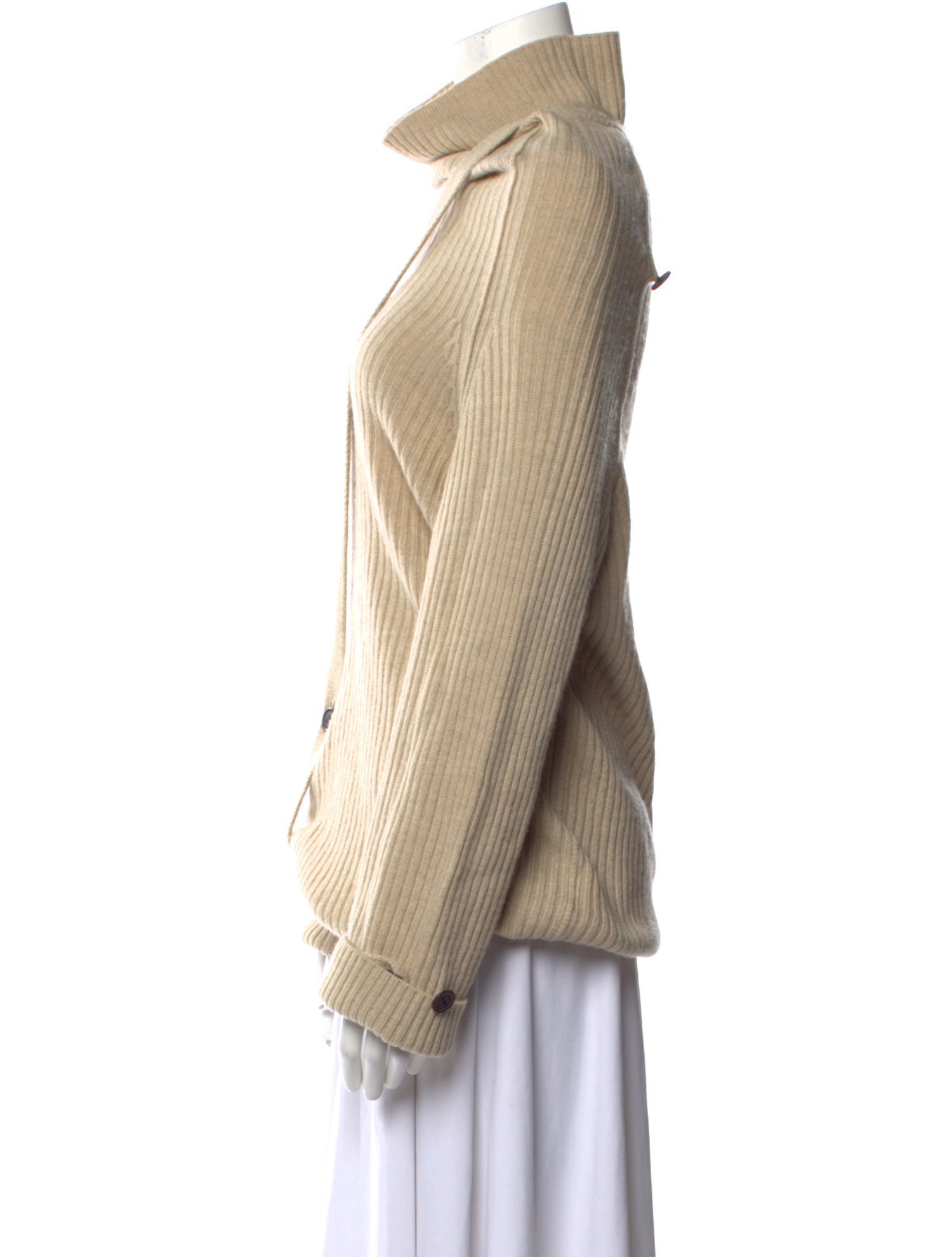 Y's by Yohji Yamamoto Wool Cowl Neck Sweater
