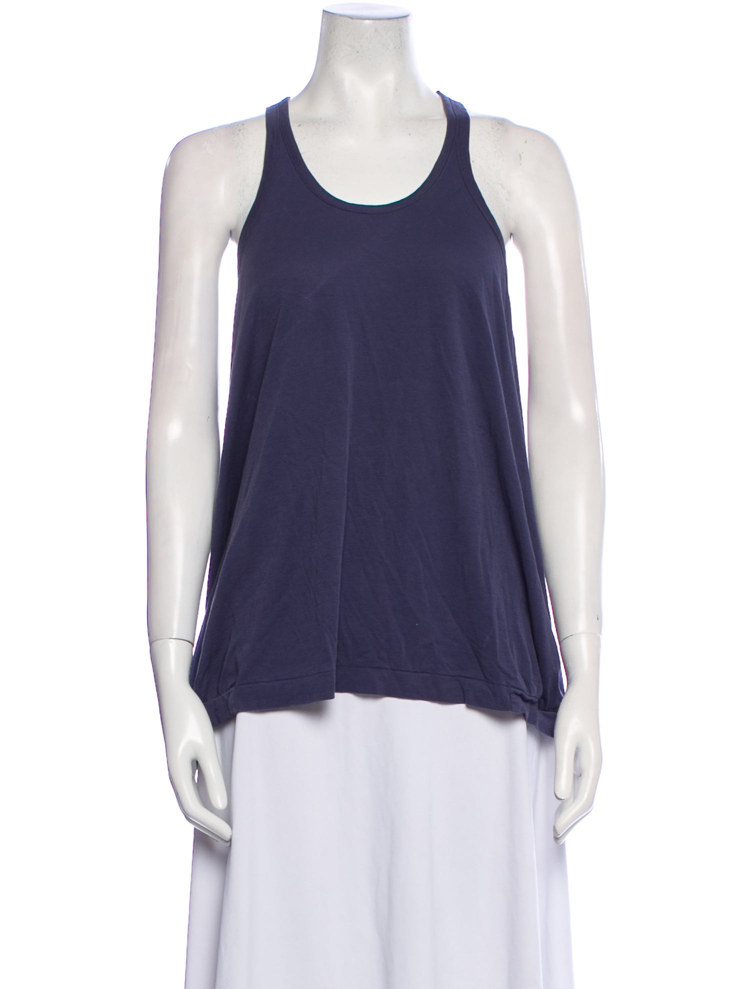 Y's by Yohji Yamamoto Scoop Neck Sleeveless Top