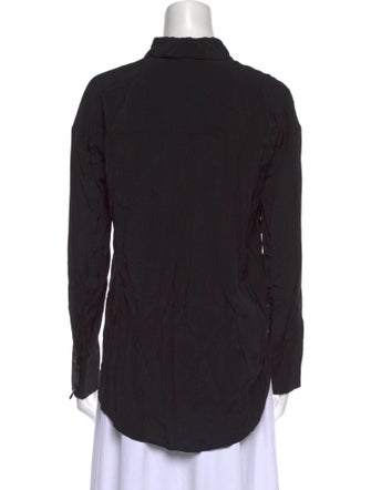 Y's by Yohji Yamamoto Long Sleeve Button-Up Top