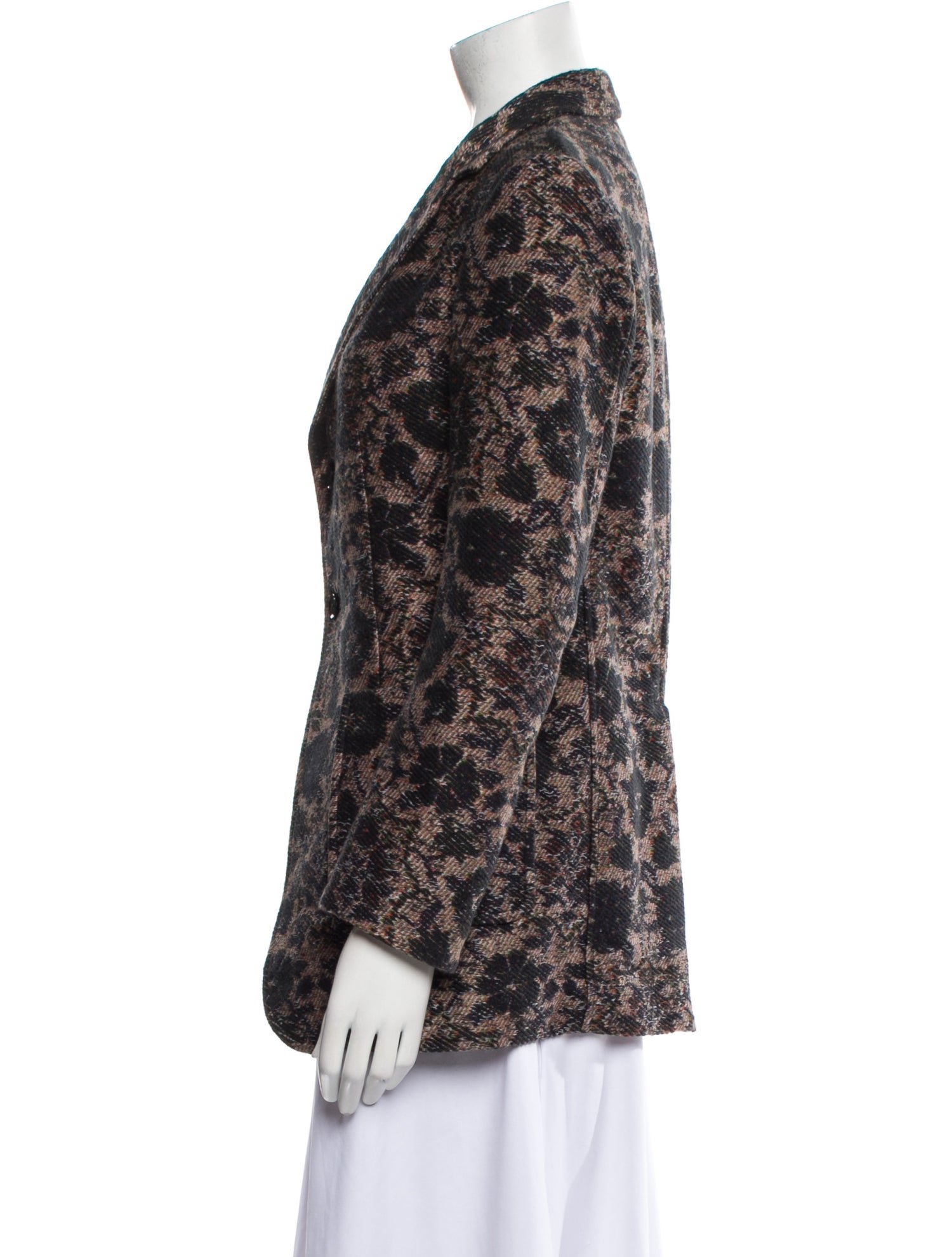 Y's by Yohji Yamamoto Floral Print Blazer