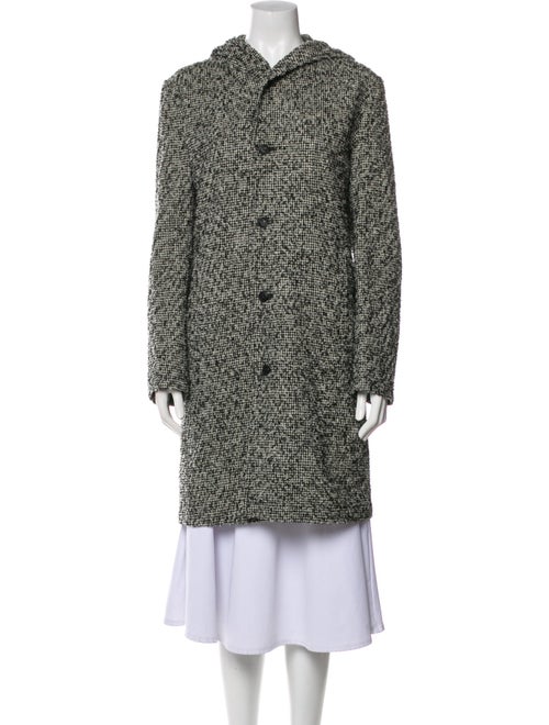 Y's by Yohji Yamamoto Wool Tweed Pattern Coat