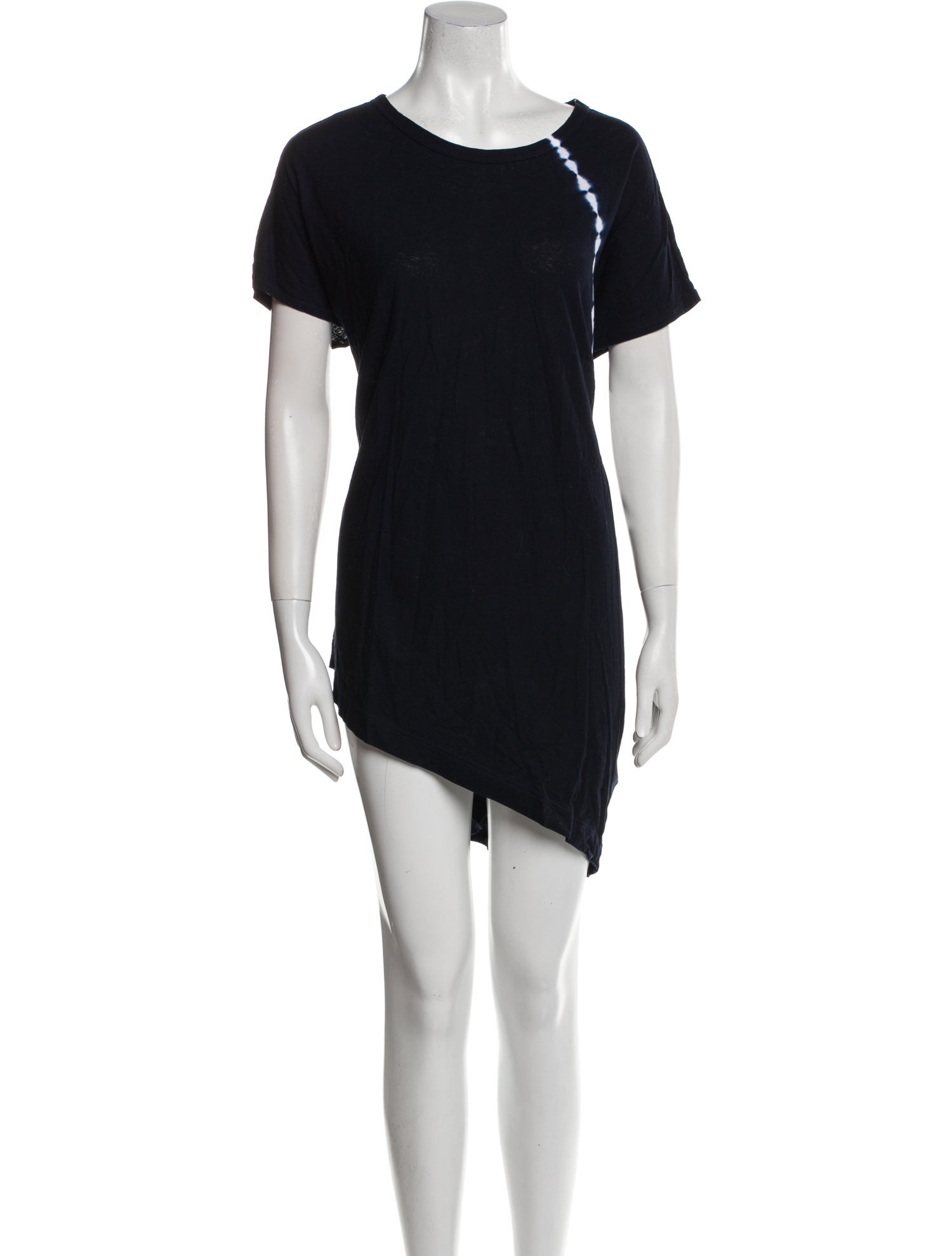 Y's by Yohji Yamamoto Scoop Neck Mini Dress