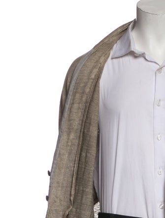 Y's by Yohji Yamamoto Linen V-Neck Cardigan