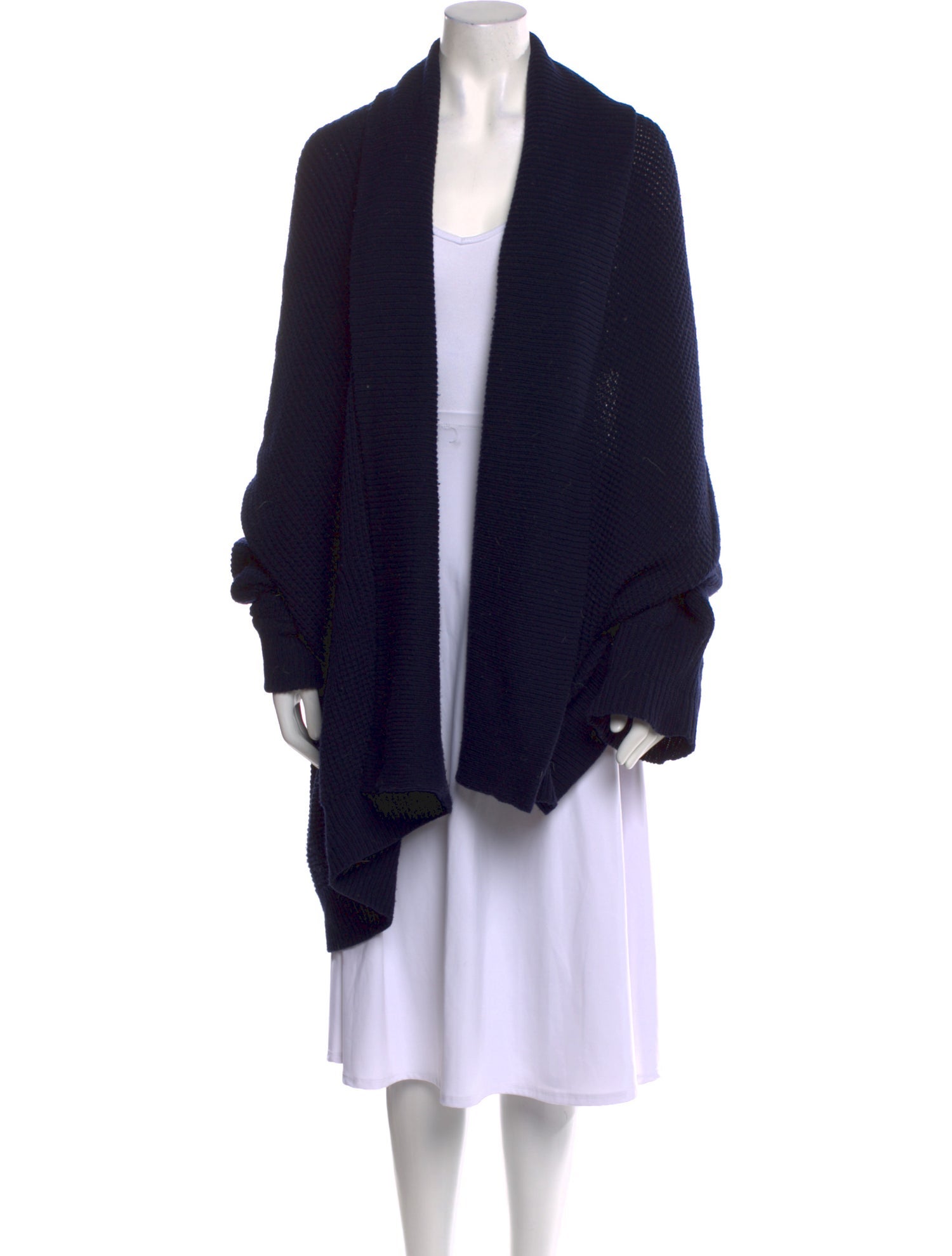 Y's by Yohji Yamamoto Wool Open Front Sweater