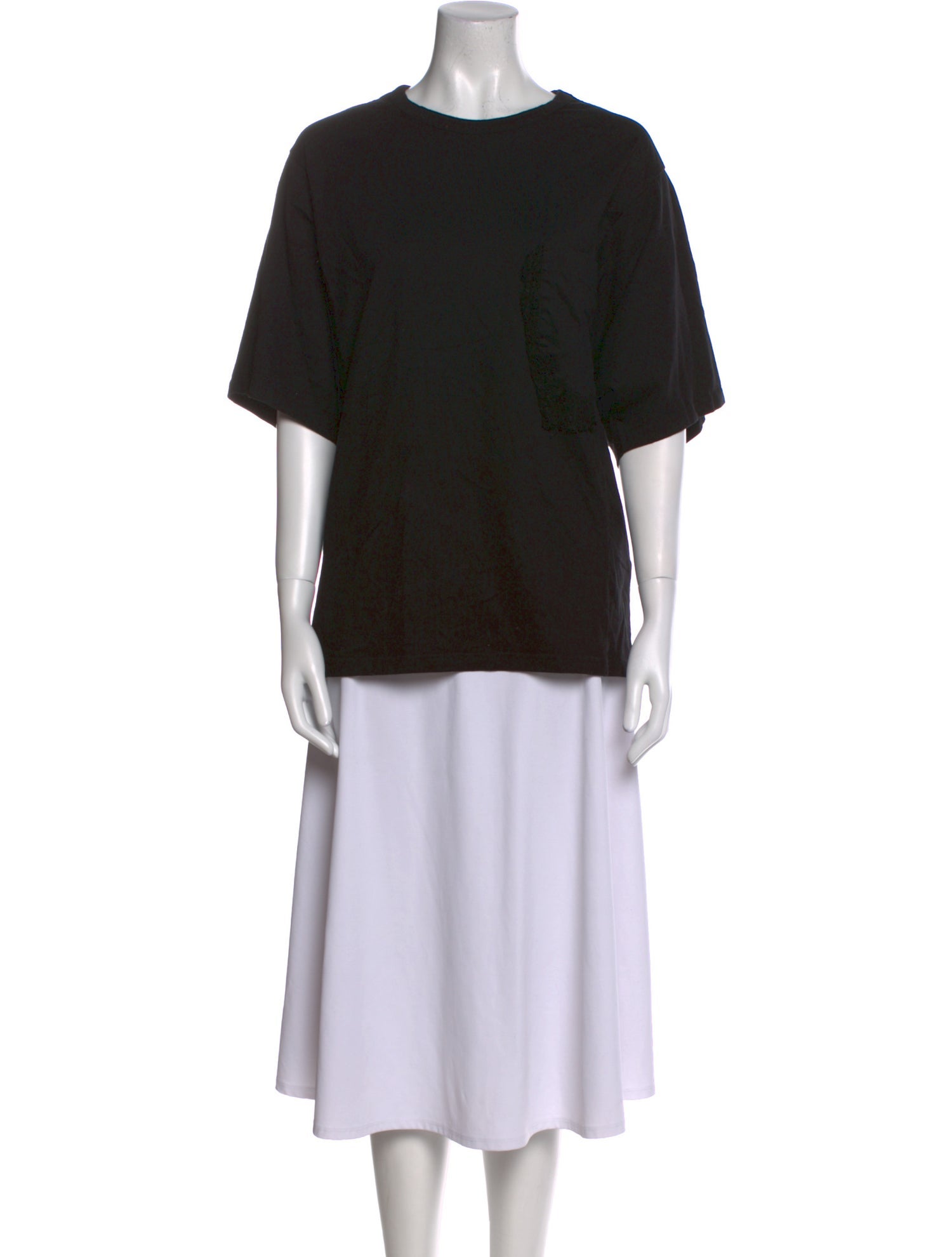 Y's by Yohji Yamamoto Crew Neck Short Sleeve T-Shirt