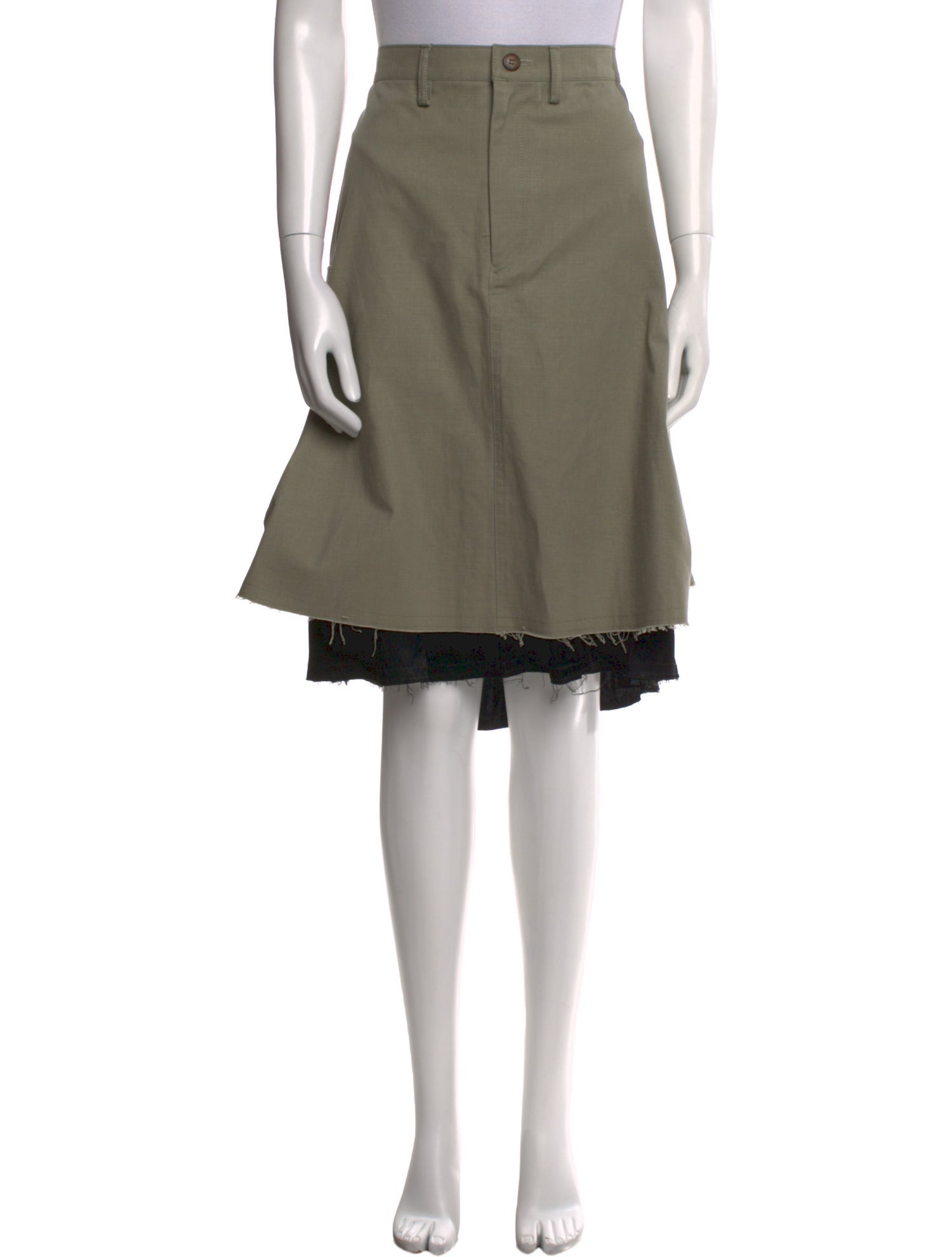 Y's by Yohji Yamamoto Knee-Length Skirt