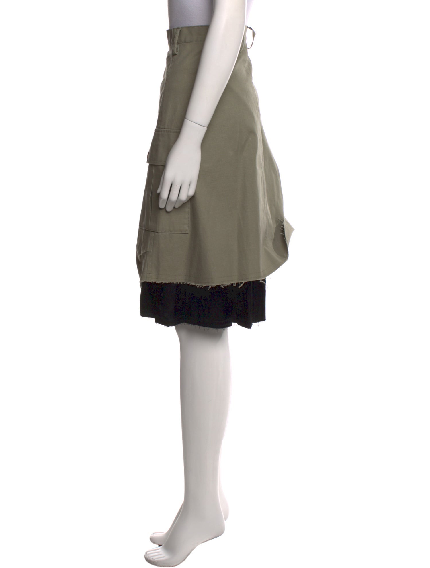 Y's by Yohji Yamamoto Knee-Length Skirt