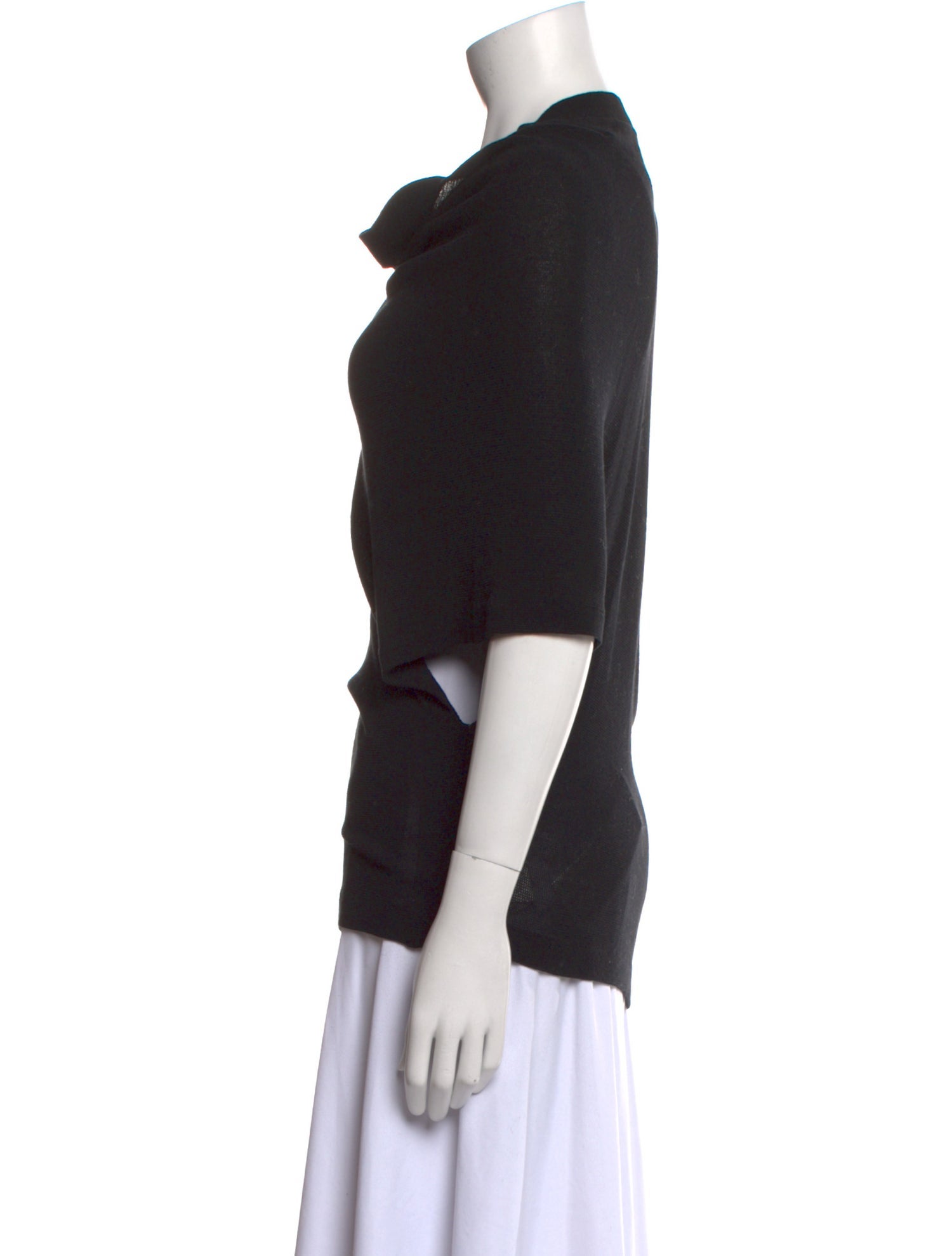 Y's by Yohji Yamamoto Cowl Neck Sweater