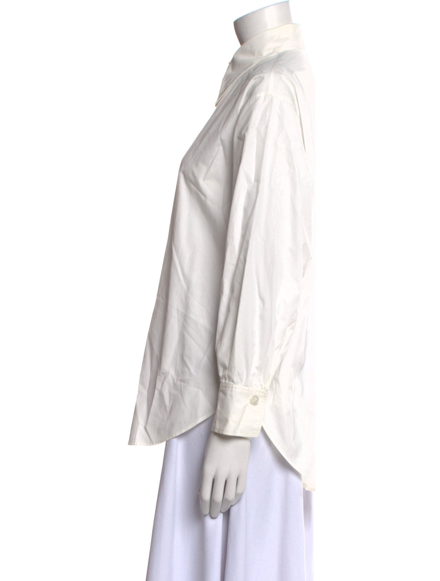 Y's by Yohji Yamamoto Long Sleeve Button-Up Top